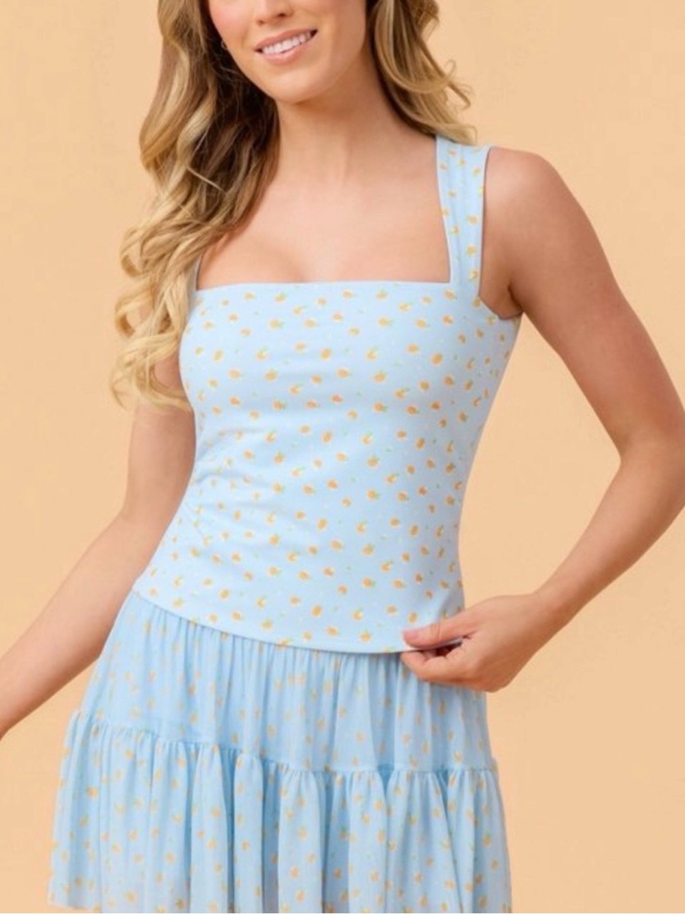 Blogilates Ruffle Back Tank Top - NWT